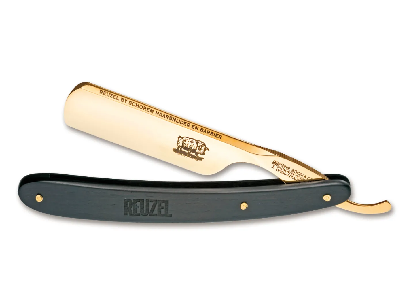 Böker Manufaktur Solingen Golden Reuzel Razor Axe Schwarz Hot