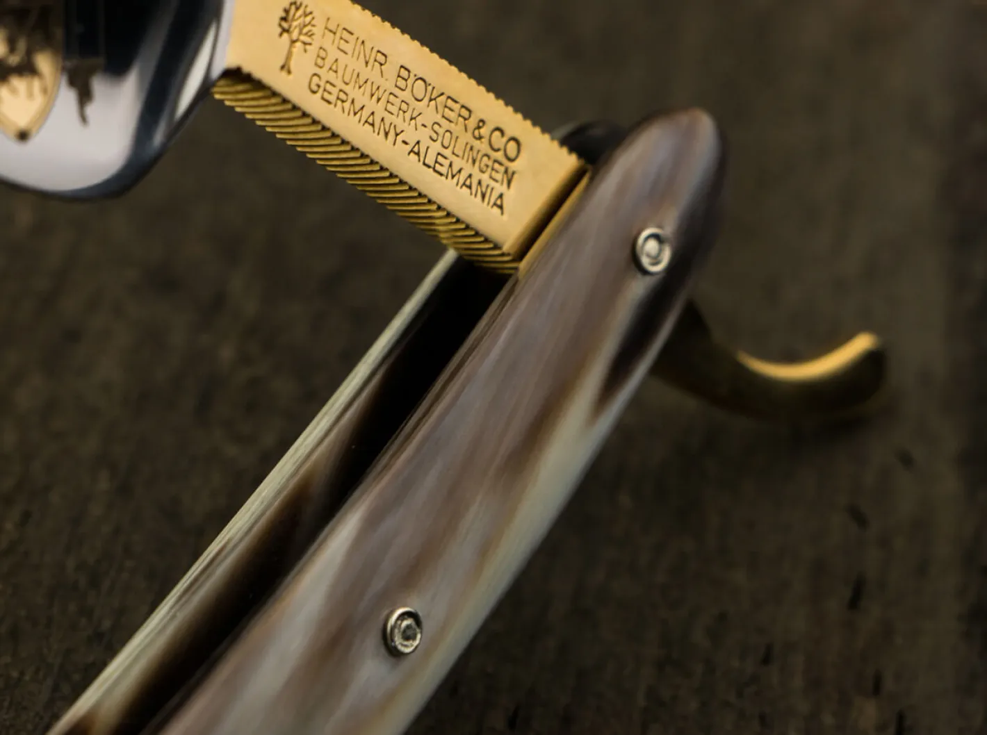 Böker Manufaktur Solingen Graf Adolf III. Braun New