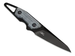 Kizer Groom Micarta All Black Schwarz New