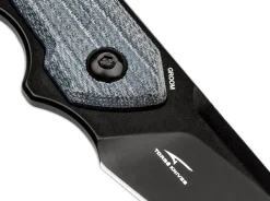 Kizer Groom Micarta All Black Schwarz New