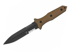 Bastinelli Knives Grozo Coyote Serrated Khaki New