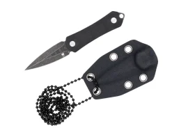 CobraTec Guardian Neck Knife Dagger Schwarz New