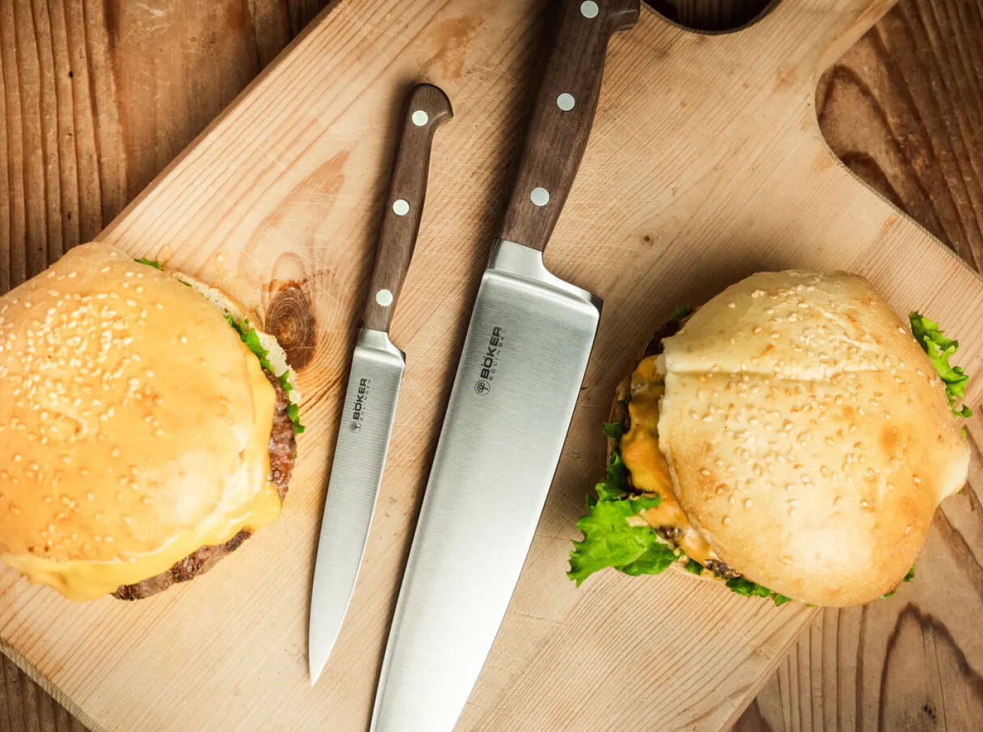 Böker Manufaktur Solingen Heritage Chefmesser Braun Discount