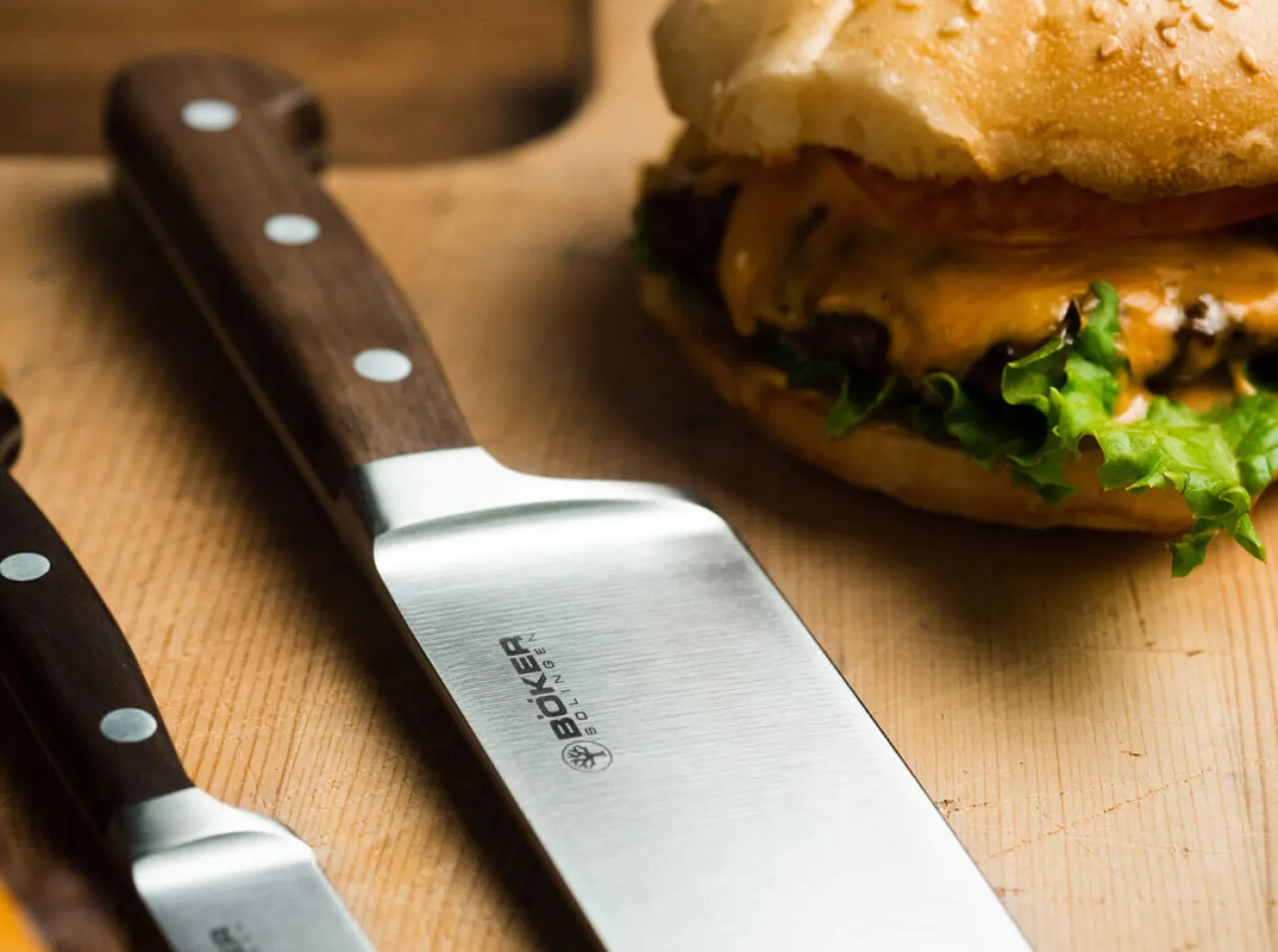 Böker Manufaktur Solingen Heritage Chefmesser Braun Discount