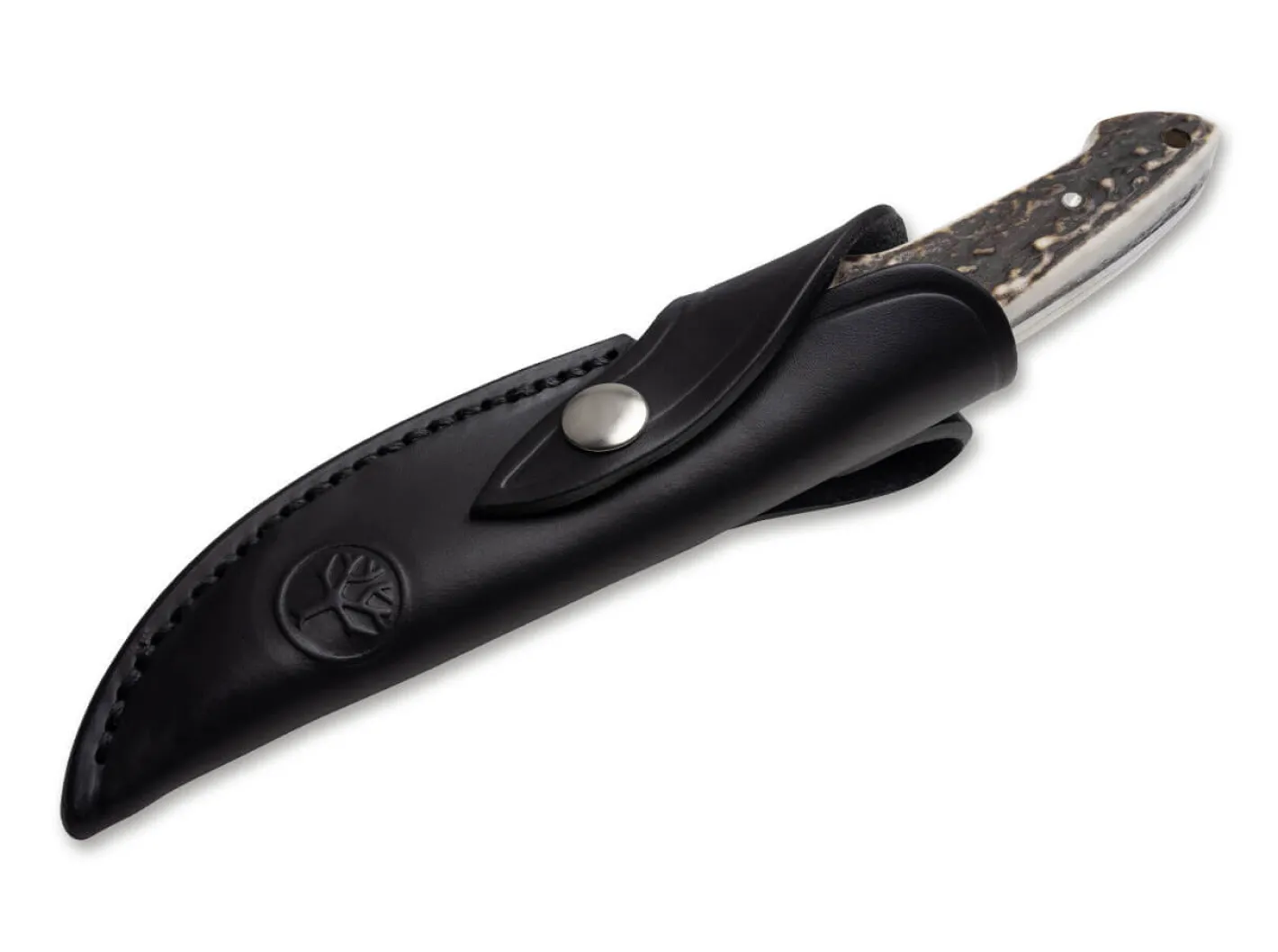 Böker Manufaktur Solingen Integral II Hirschhorn Braun New