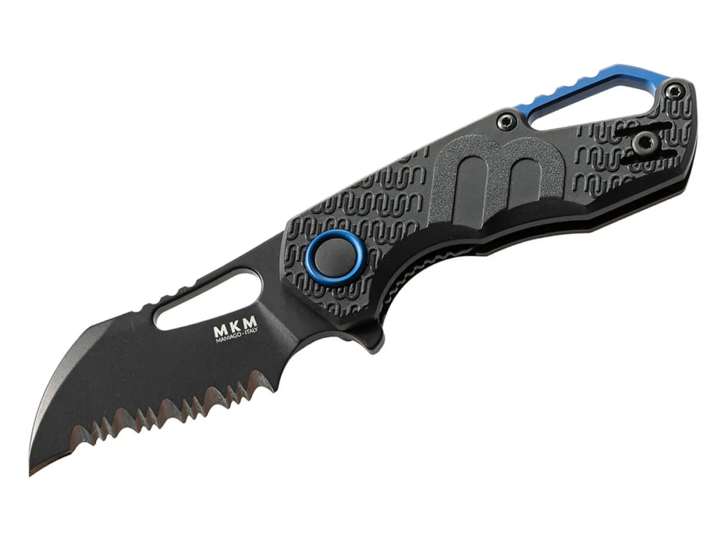 MKM Isonzo Black Hawkbill Serrated Schwarz Best