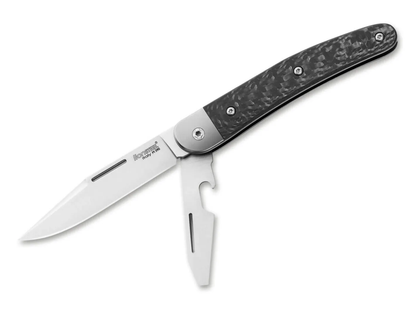 LionSteel Jack Two CF Schwarz