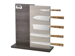 Due Cigni Küchenmesserdisplay 6 Schwarz New