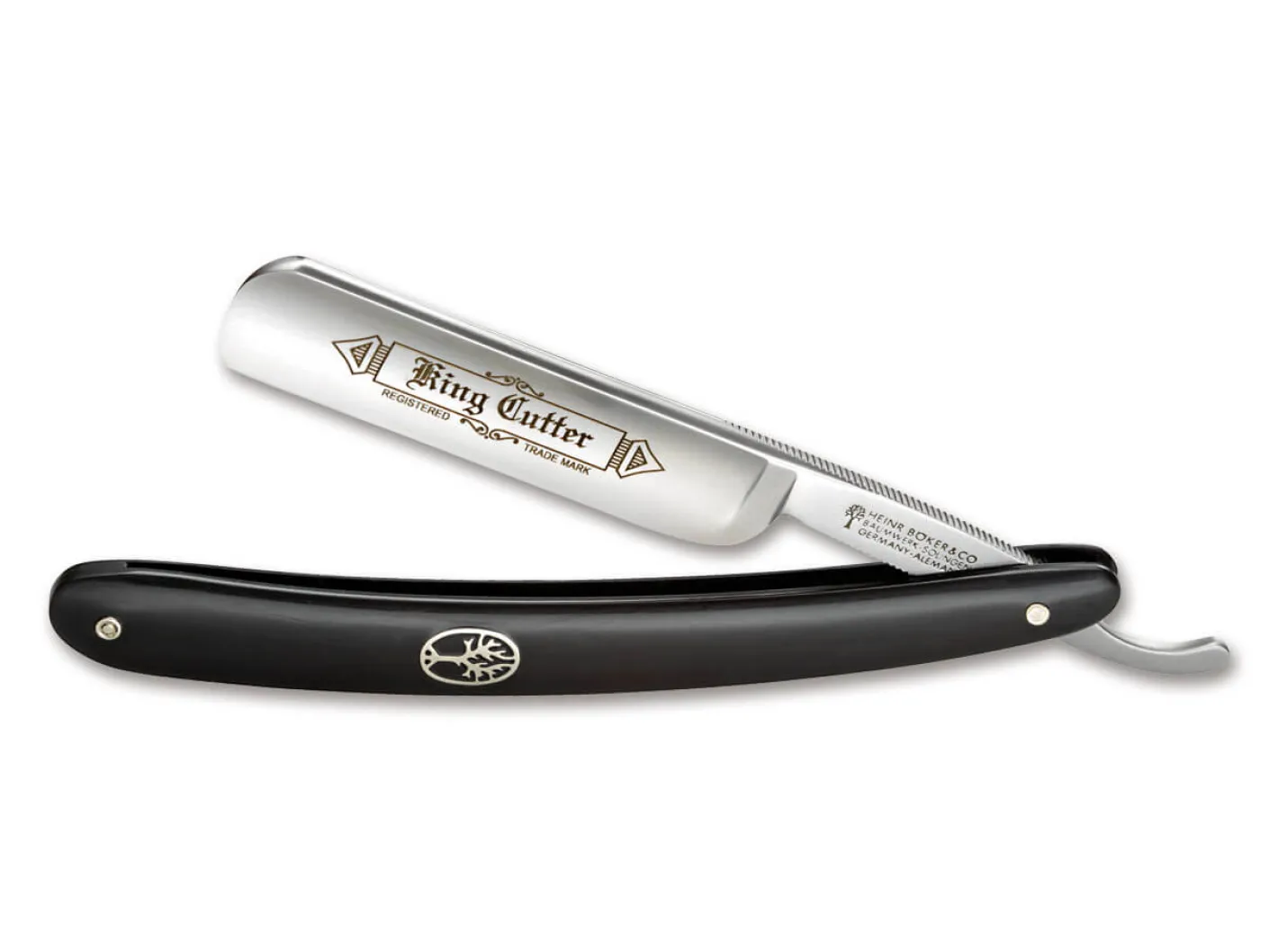 Böker Manufaktur Solingen King Cutter Stainless Schwarz Outlet