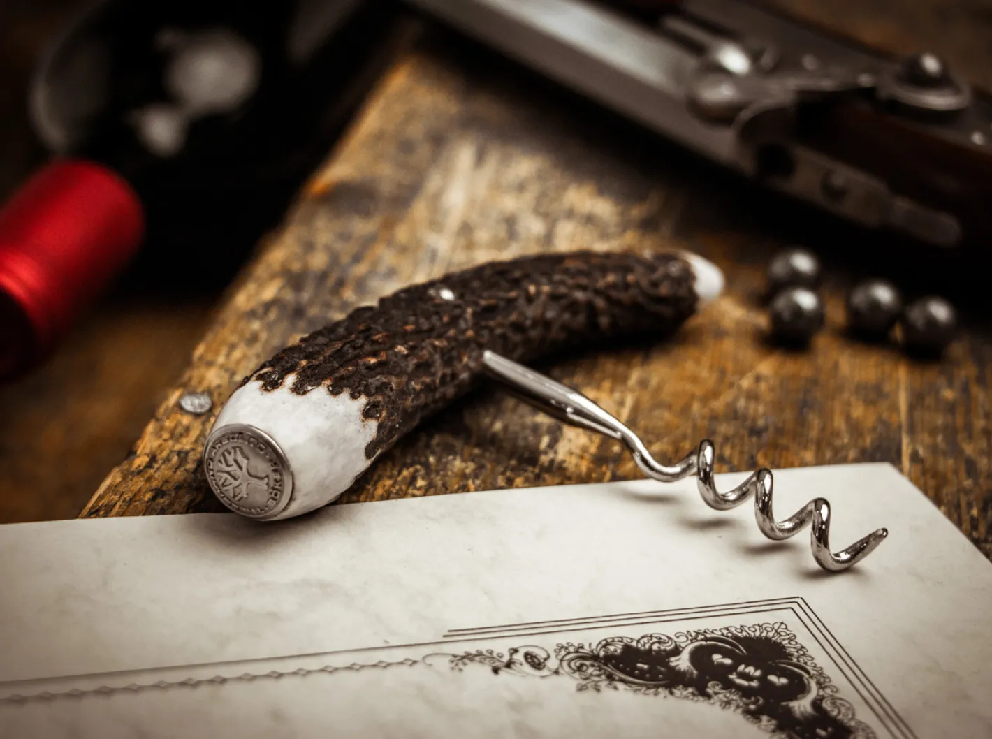 Böker Arbolito Korkenzieher Hirschhorn Braun