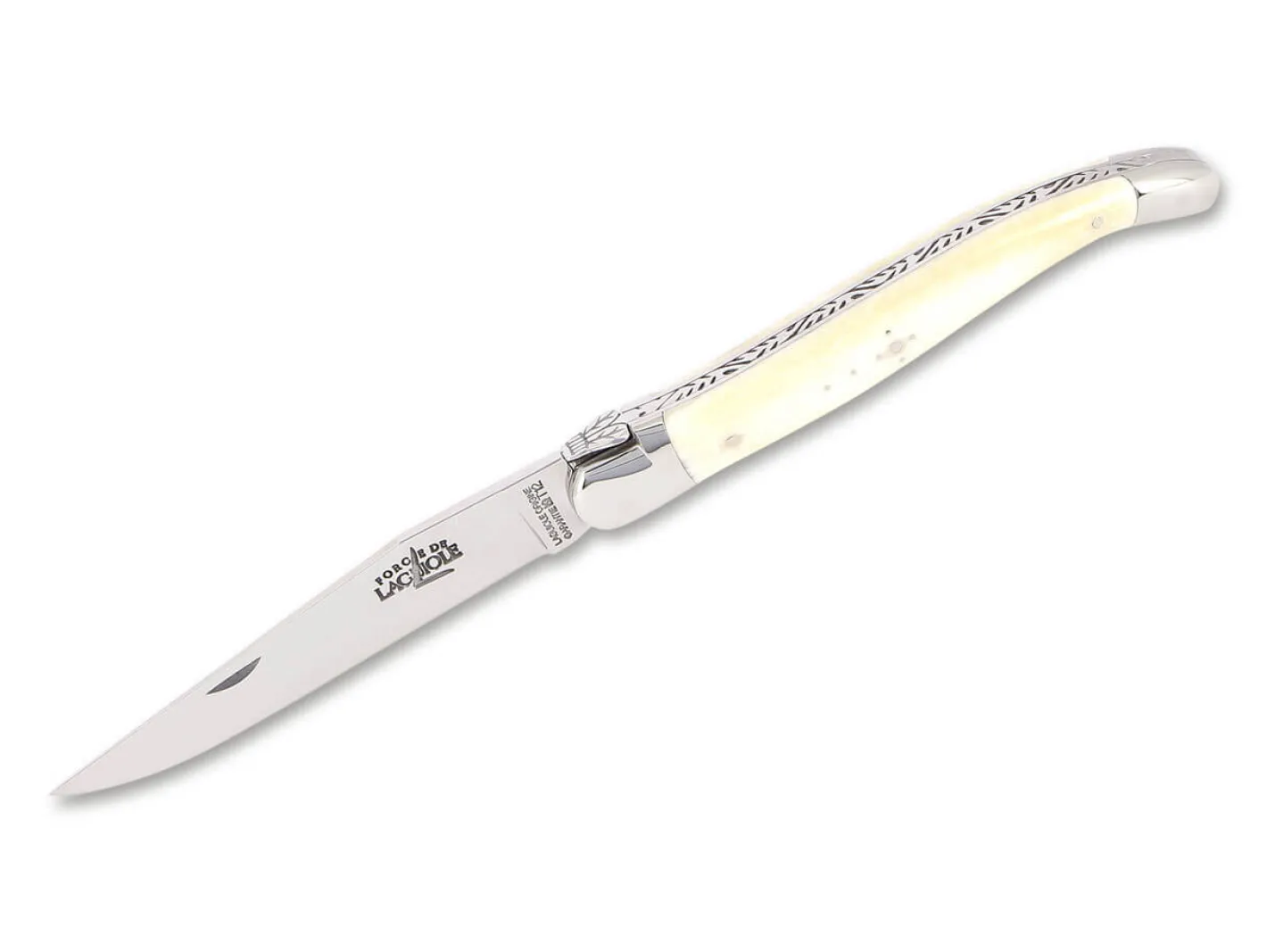 Forge de Laguiole Laguiole Tradition Knochen 12 Weiß Hot