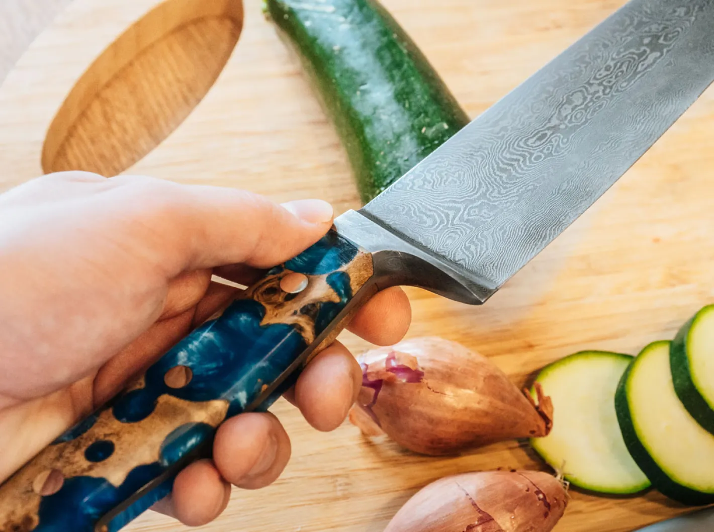 Böker Manufaktur Solingen Laguna Damast Chefmesser Mehrfarbig Clearance