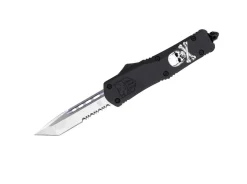 CobraTec Large FS-3 Jolly Roger Black Tanto Serrated Schwarz Best