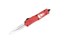 CobraTec Large FS-3 Punisher Red Dagger 2-Side Serrated Rot Online