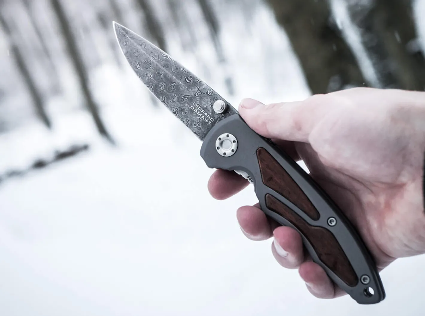 Böker Manufaktur Solingen Leopard-Damast I Clearance