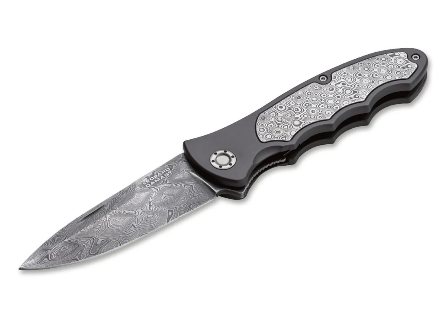 Böker Manufaktur Solingen Leopard-Damast III 42 Collection Schwarz