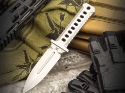 United Cutlery M48 OPS Combat Dagger Silber Hot