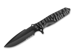 TB Outdoor Maraudeur G10 Textured Black Serrated Schwarz Best