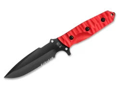 TB Outdoor Maraudeur G10 Textured Red Serrated Rot Sale