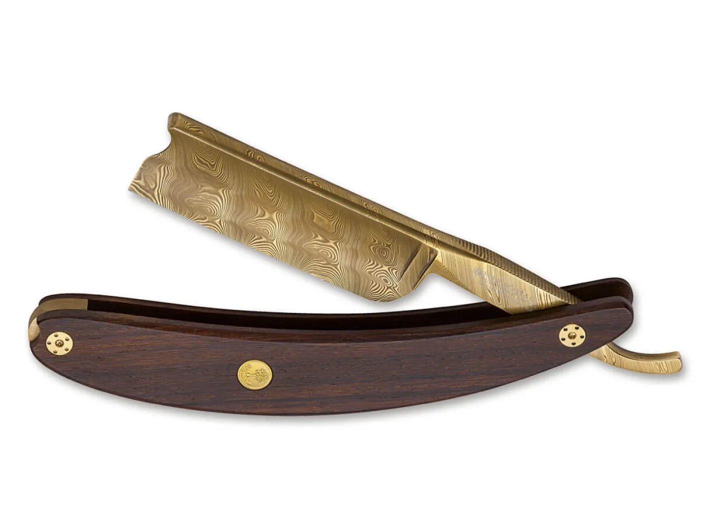 Böker Manufaktur Solingen Master Cutter Damast Gold Braun Sale