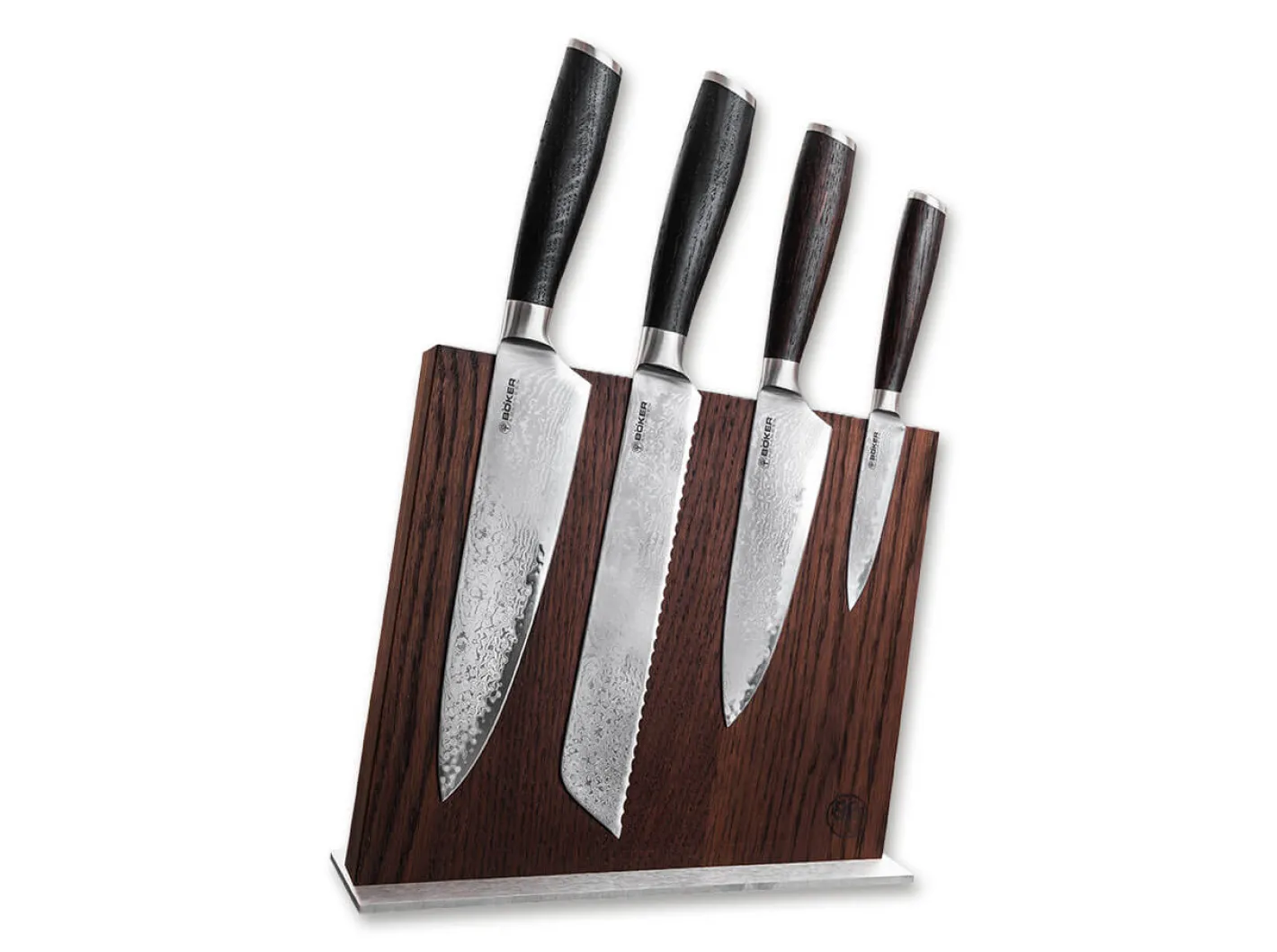 Böker Manufaktur Solingen Meisterklinge Damast Set Style Braun Best