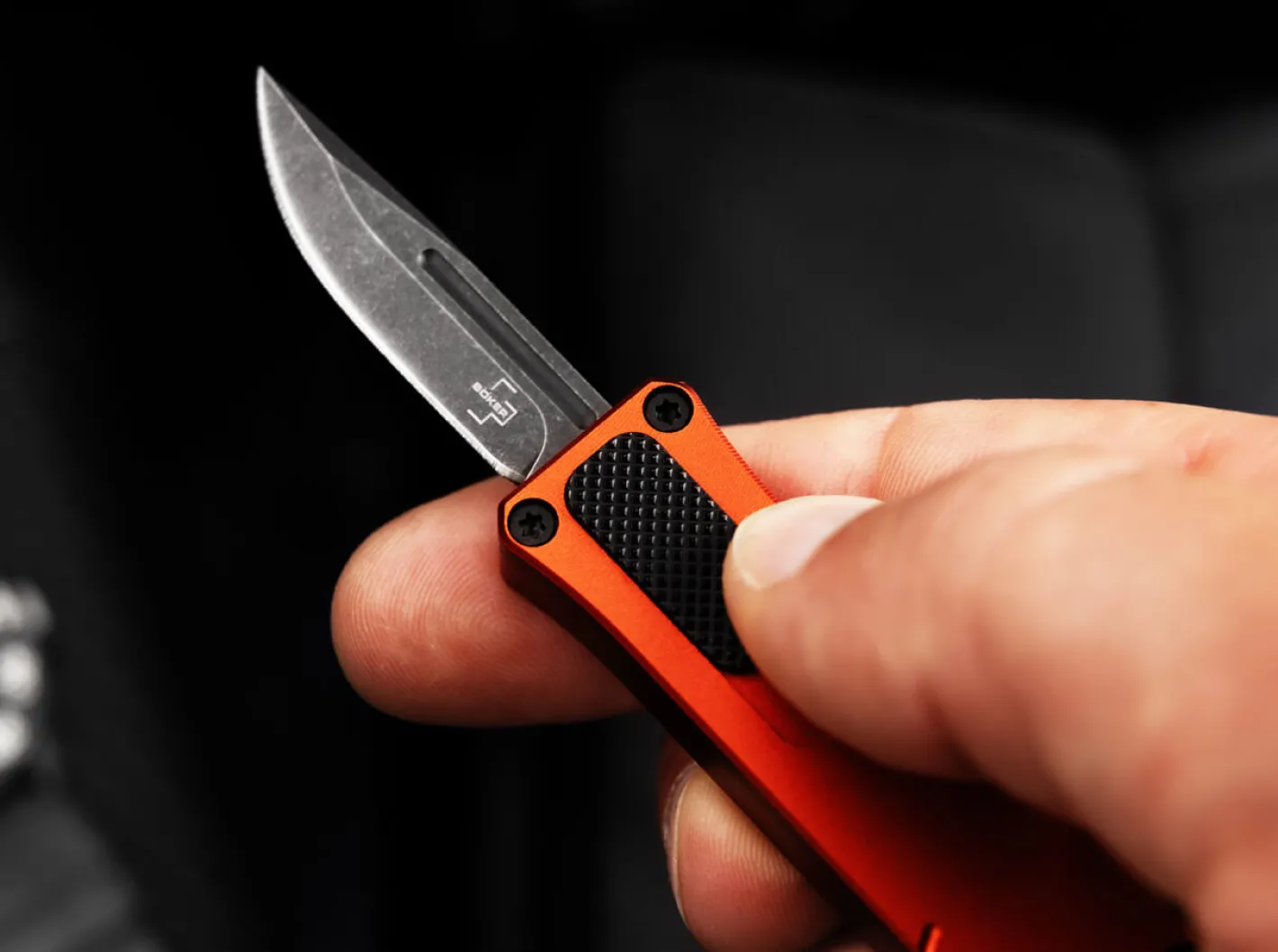 Böker Plus Micro USB OTF Orange Clearance