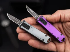 Böker Plus Micro USB OTF Purple Lila Outlet