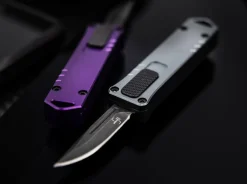 Böker Plus Micro USB OTF Purple Lila Outlet