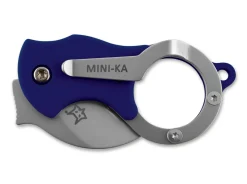 Fox Knives Mini-Ka Blue Sandblasted Blau New