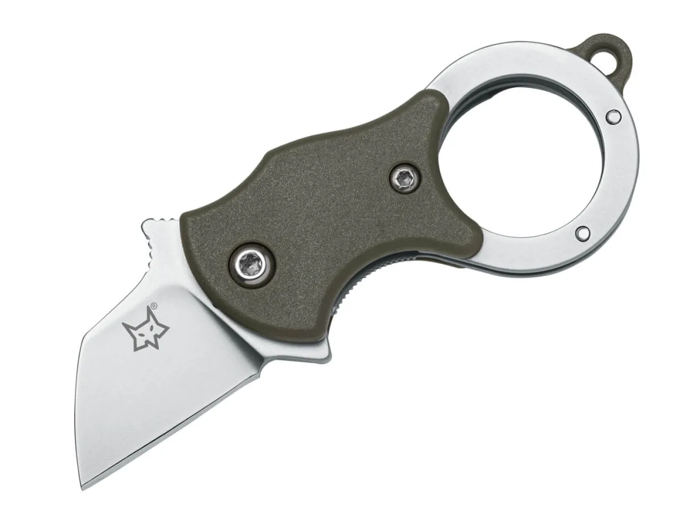 Fox Knives Mini-Ta e Drab Blasted Oliv Best