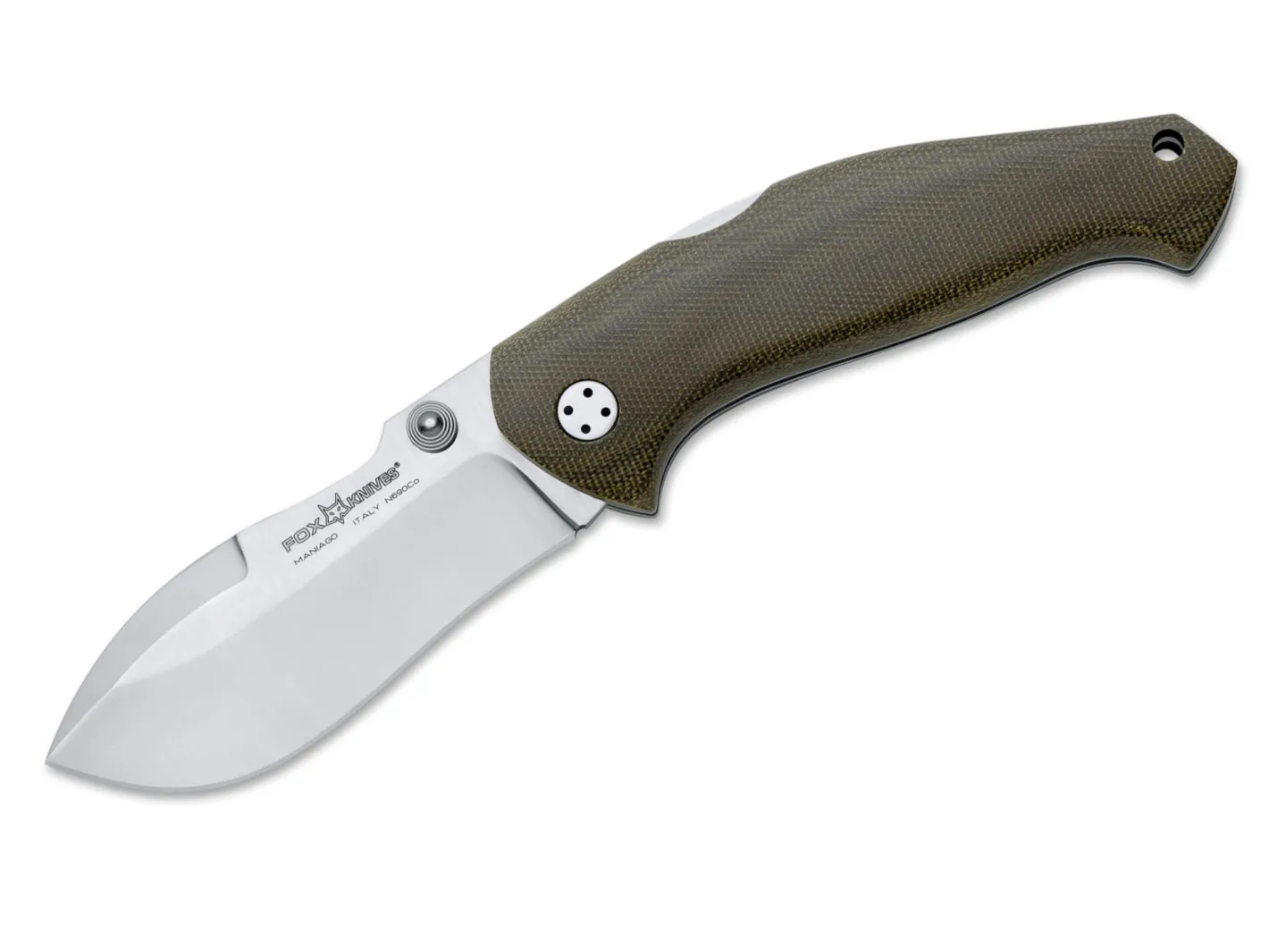 Fox Knives Mojo Green Micarta Grün Hot