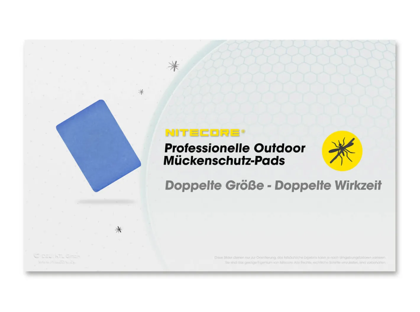 Nitecore MRM10 Mückenabwehr-Wirkstoffplättchen Blau Sale