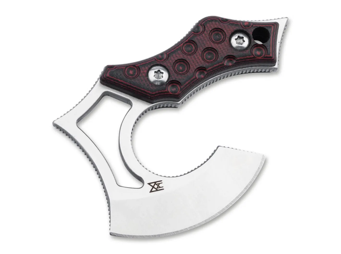 Midgards Messer Nori Nano V2 G10 Red Rot Outlet