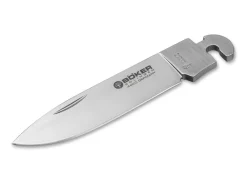 Böker Manufaktur Solingen Optima Drop-Point-Klinge 440C Silber Best