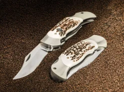 Böker Manufaktur Solingen Optima Hirschhorn Clearance