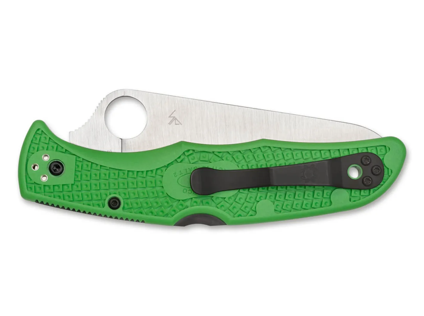 Spyderco Pacific Salt 2 Green Serrated Grün Outlet