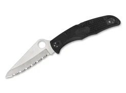 Spyderco Pacific Salt 2 Serrated Schwarz Discount