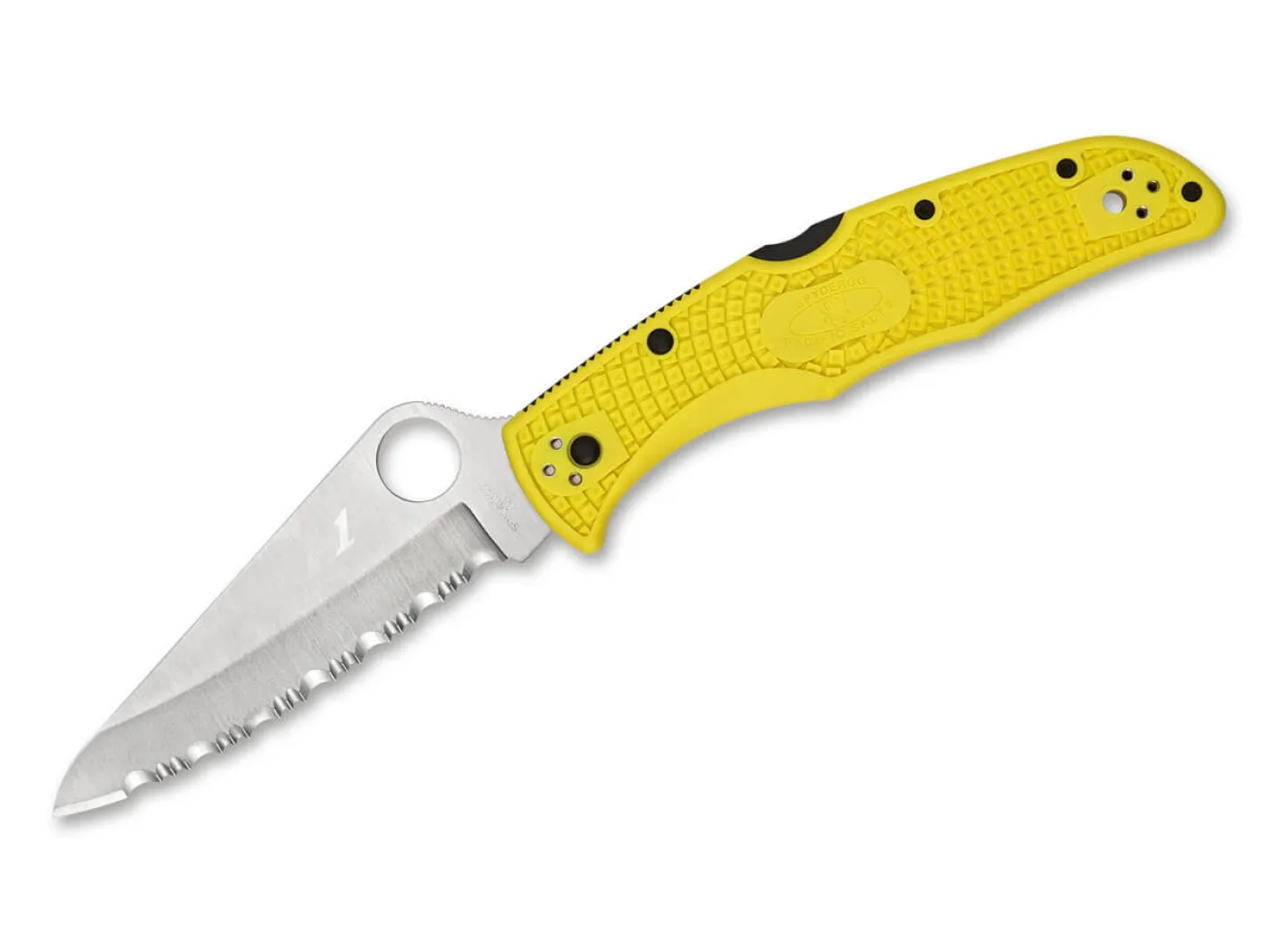 Spyderco Pacific Salt 2 Yellow Serrated Gelb Hot