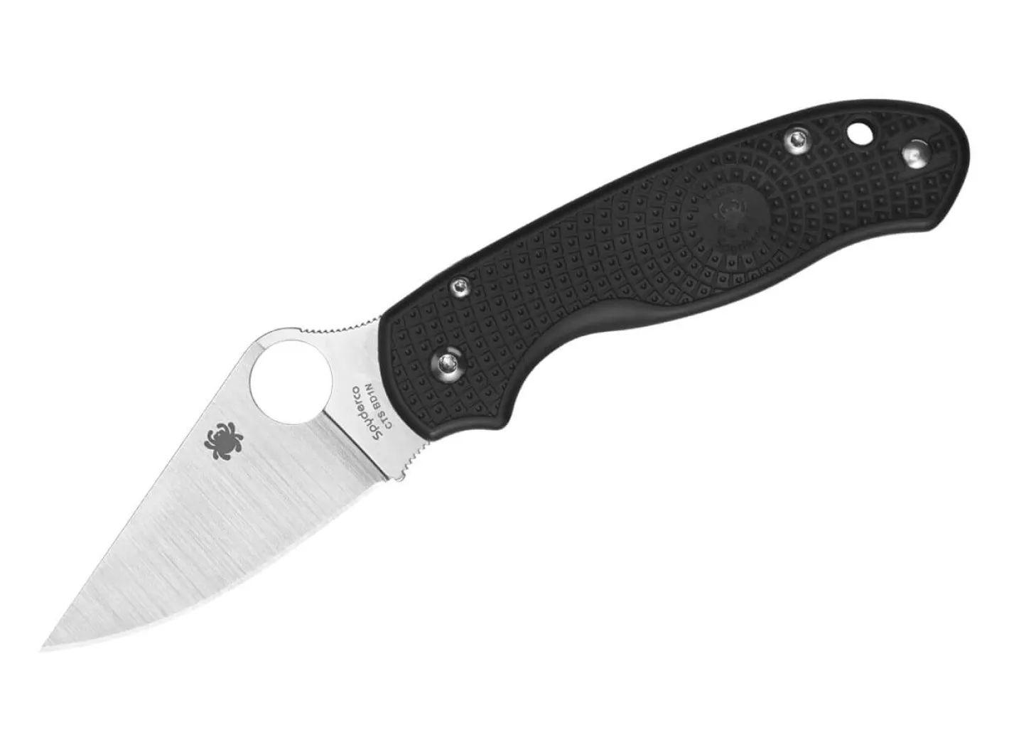 Spyderco Para 3 Lightweight Plain Schwarz