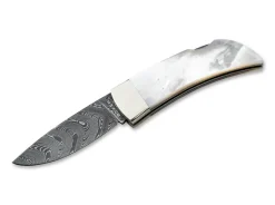 Böker Manufaktur Solingen Pocket Perlmutt Damast Weiß Sale