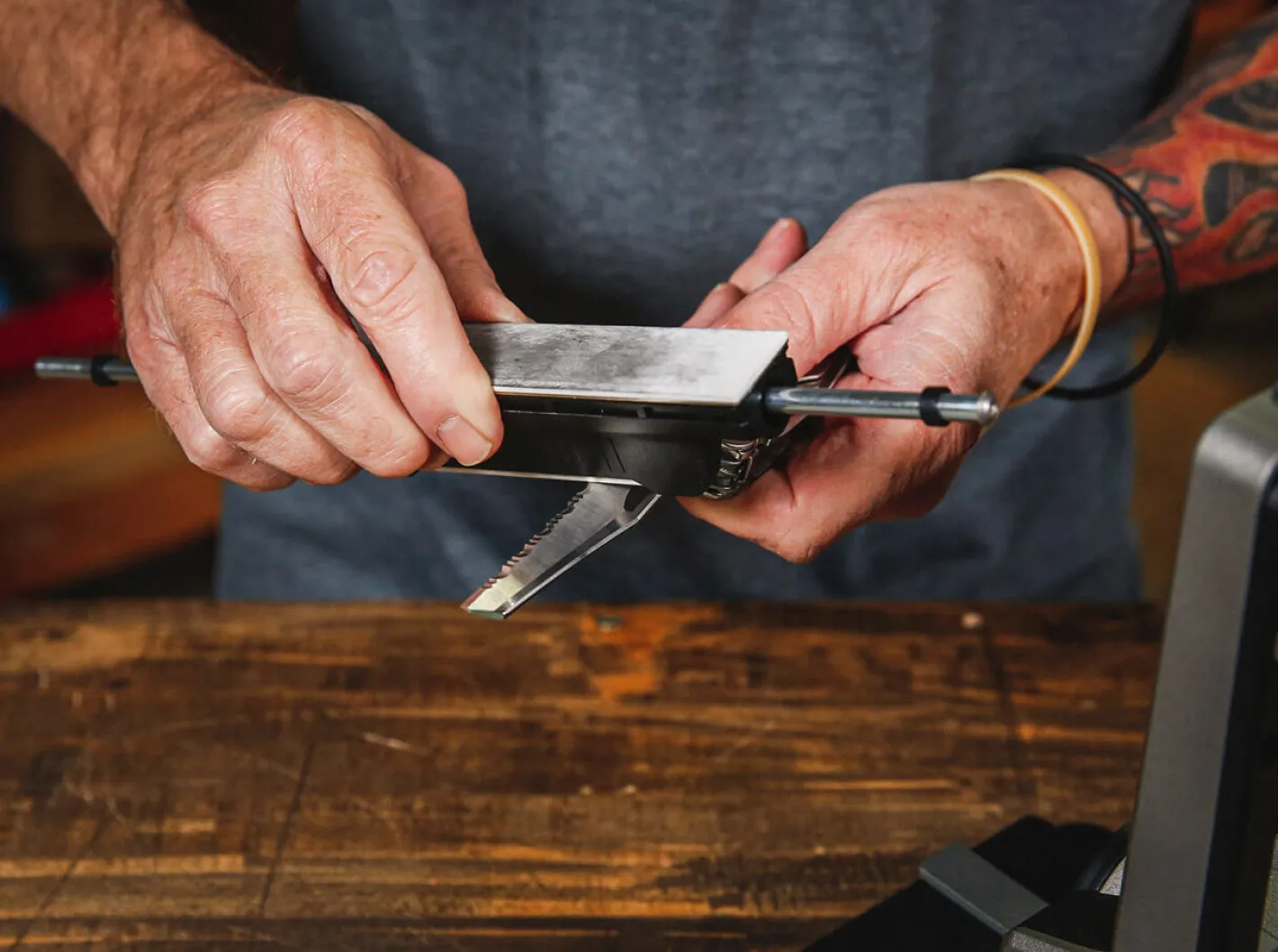 Work Sharp Professional Precision Adjust Knife Sharpener Schwarz Sale