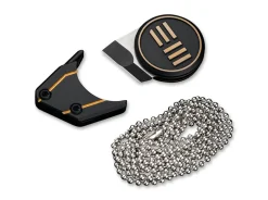 WE Knife Quark Gold Schwarz Sale