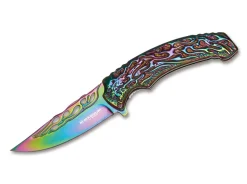 Magnum Rainbow Flaming Skull Mehrfarbig