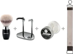 Böker Manufaktur Solingen Rasur-Einstiegsset Schwarz Outlet