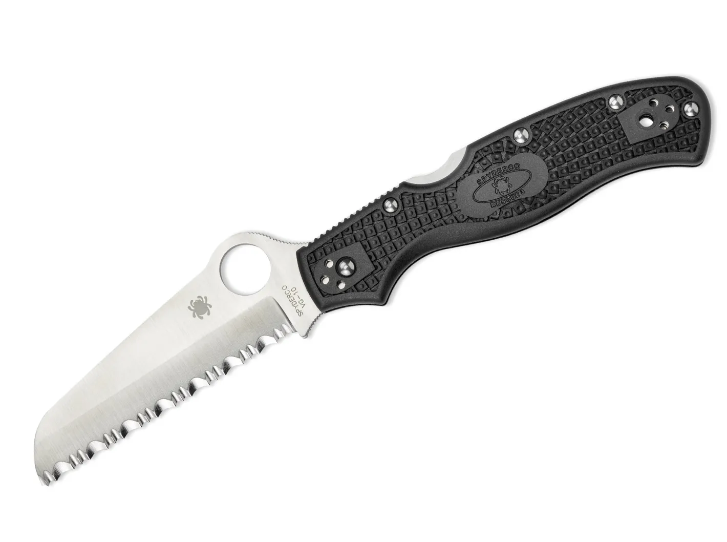 Spyderco Rescue 93mm Black Schwarz Online