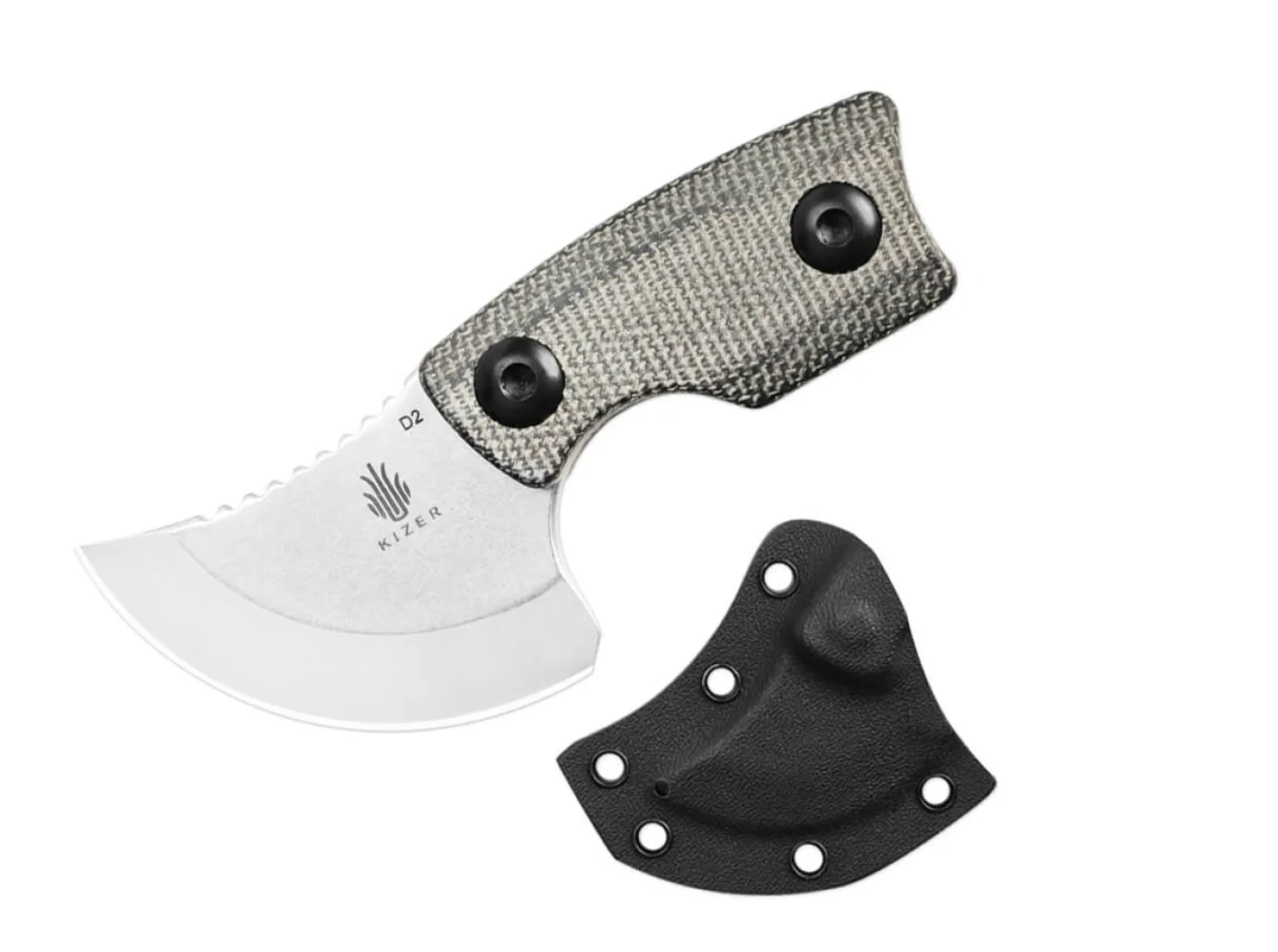 Kizer Rocker D2 Micarta Green Grün Hot