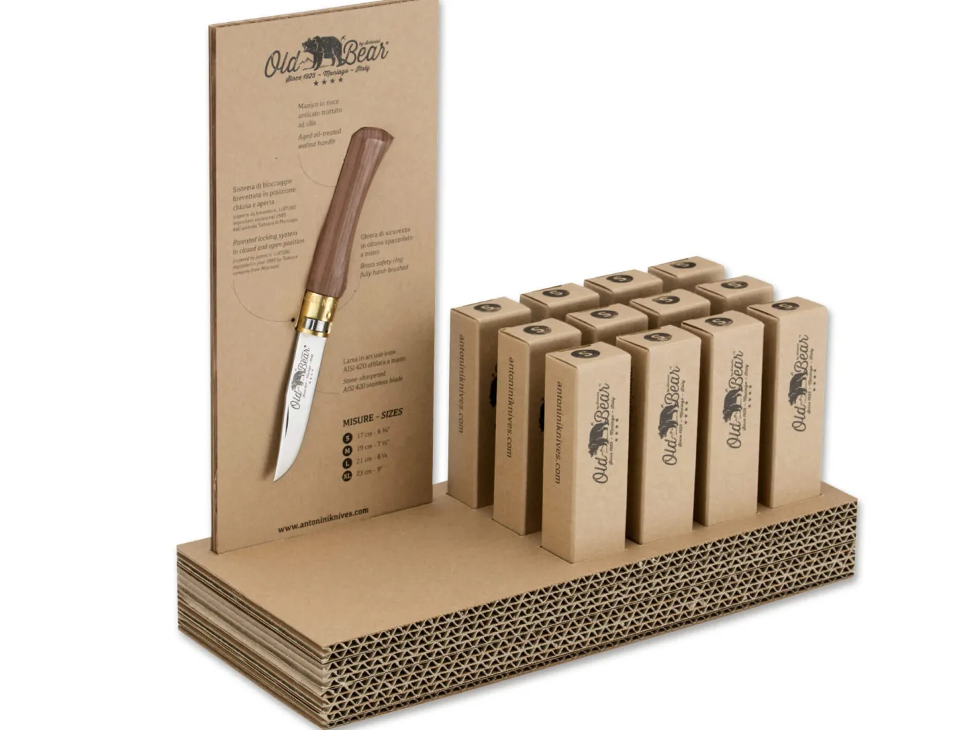 Old Bear S Walnuss Display Set Braun Best