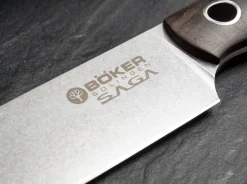 Böker Manufaktur Solingen Saga Allzweckmesser Grenadill Schwarz