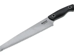 Böker Manufaktur Solingen Saga Brotmesser G10 Stonewash Schwarz