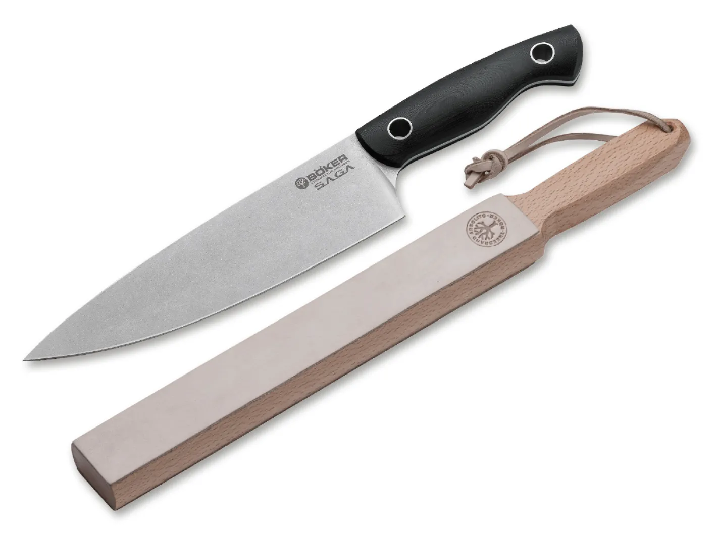 Böker Manufaktur Solingen Saga G10 Stonewash Geschenkset Schwarz